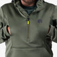 Catahoula 1/2 Zip Hoodie | Mens - Olive
