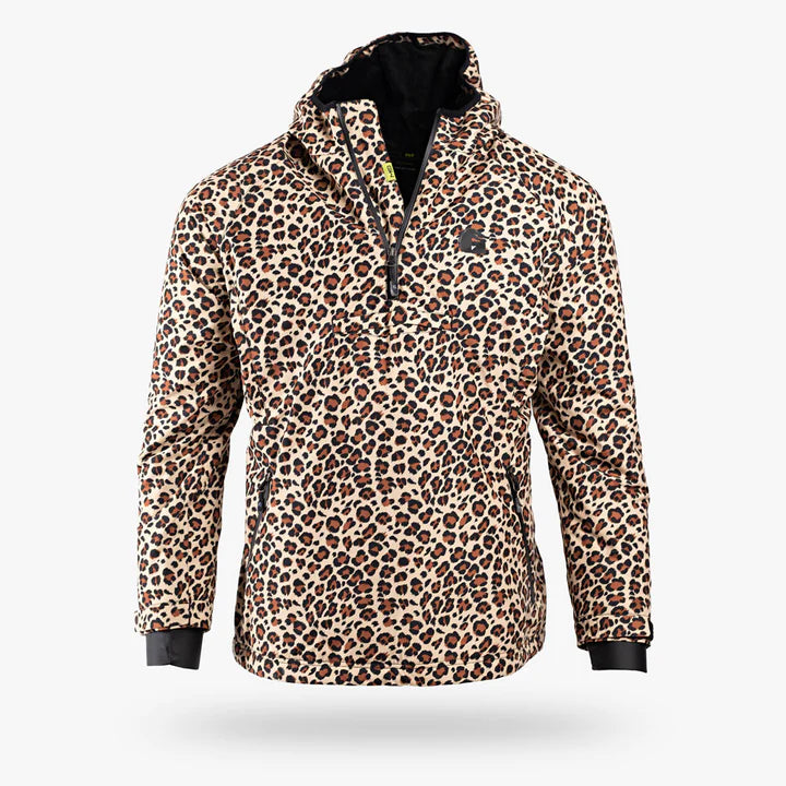 Waterproof 1/2 Zip Bog Hoodie | Womens - Leopard