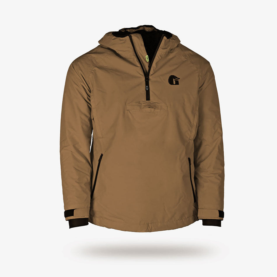 Waterproof 1/2 Zip Bog Hoodie | Mens - Dirt