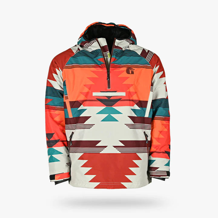 Waterproof 1/2 Zip Bog Hoodie | Womens - Aztec