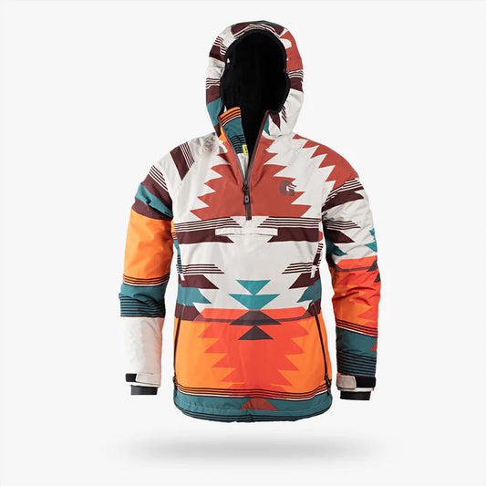 Waterproof 1/2 Zip Bog Hoodie | Womens - Aztec