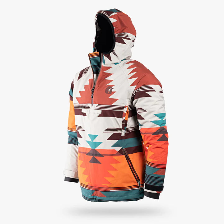 Waterproof 1/2 Zip Bog Hoodie | Womens - Aztec