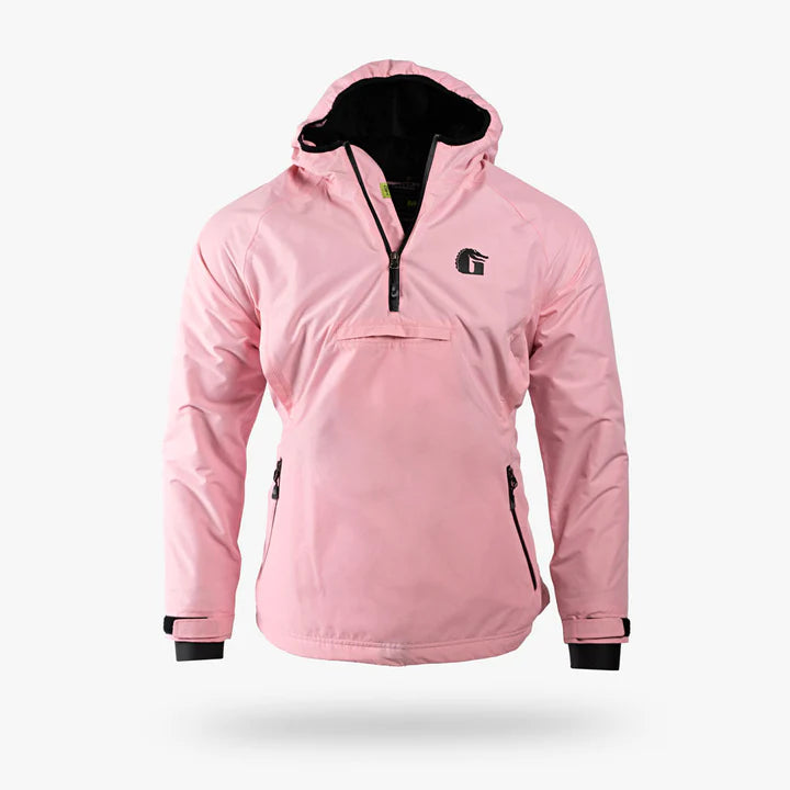 Waterproof 1/2 Zip Bog Hoodie | Womens -  Light Pink