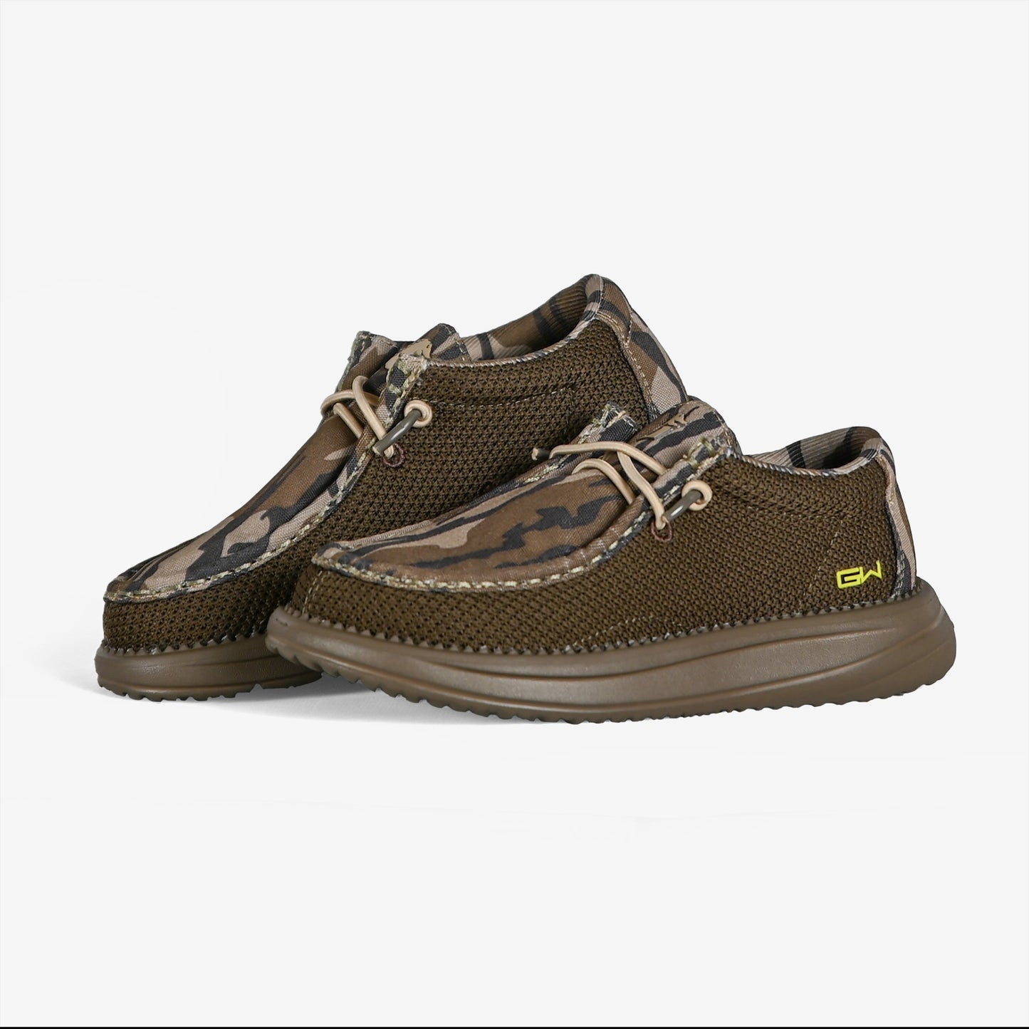 Camp Shoes | Kids - 2-Tone Mossy Oak Original Bottomland