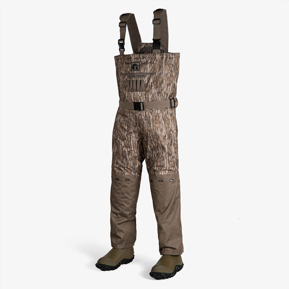 Shield Insulated Waders | Youth - Mossy Oak Bottomland