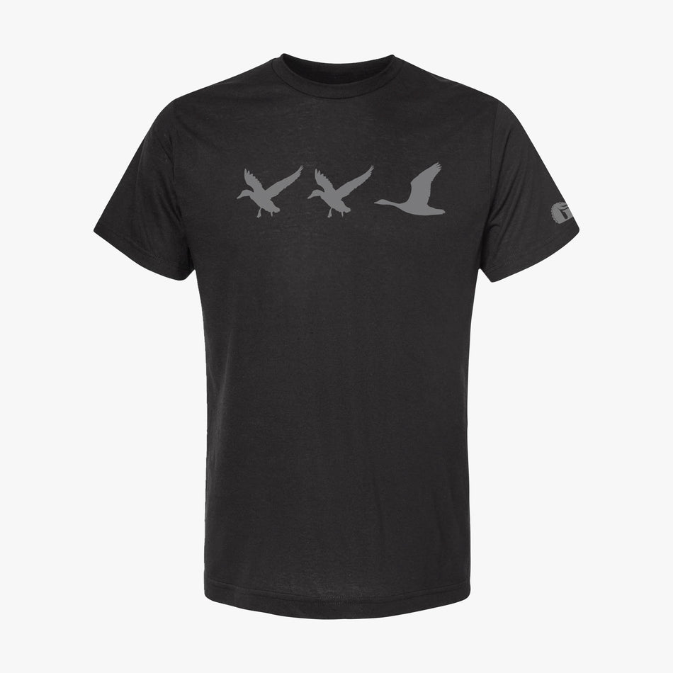 Duck Duck Goose Graphic Tee | Heather Black
