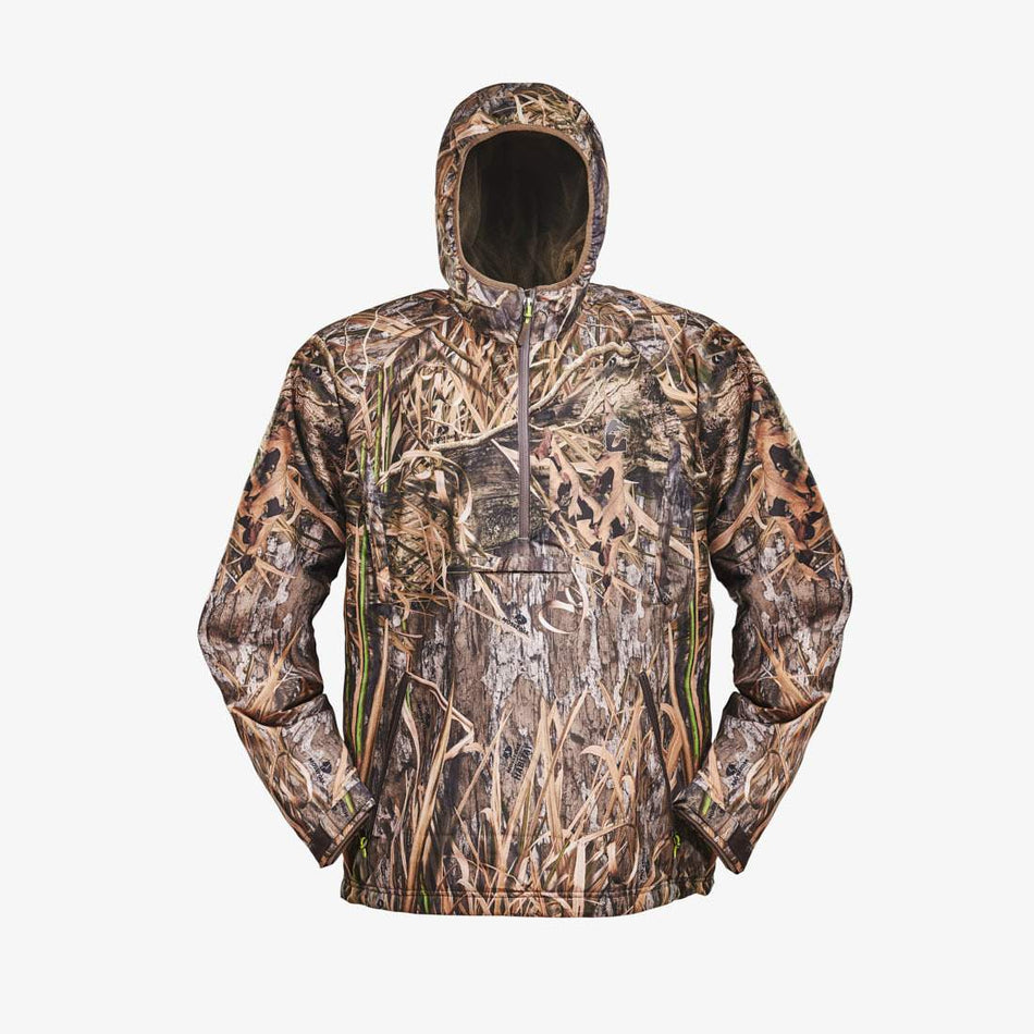 Waterproof 1/2 Zip Bog Hoodie | Mens - Mossy Oak Habitat