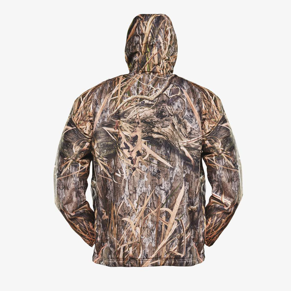 Waterproof 1/2 Zip Bog Hoodie | Mens - Mossy Oak Habitat