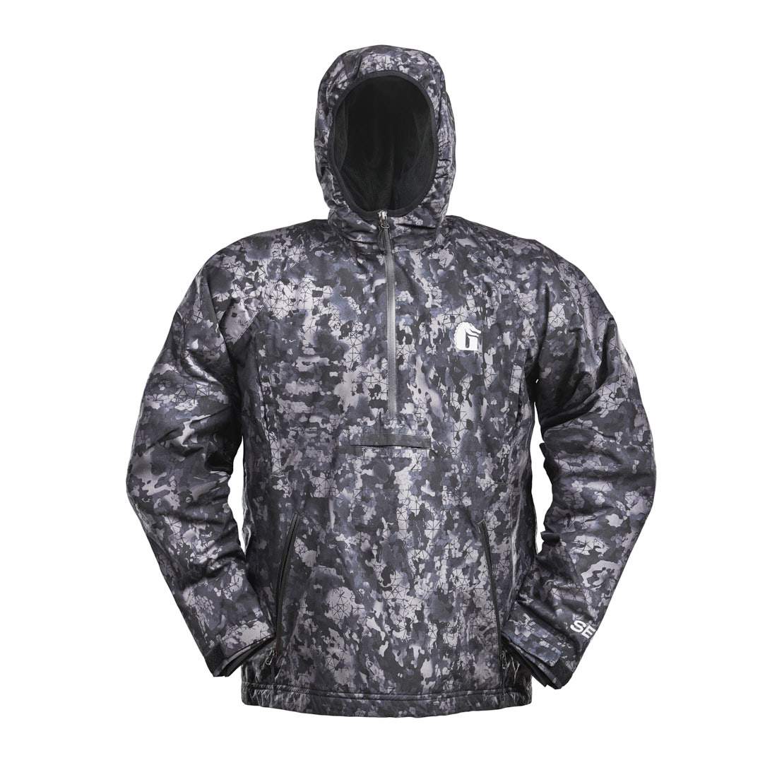 Waterproof 1/2 Zip Bog Hoodie | Mens - 7 Black