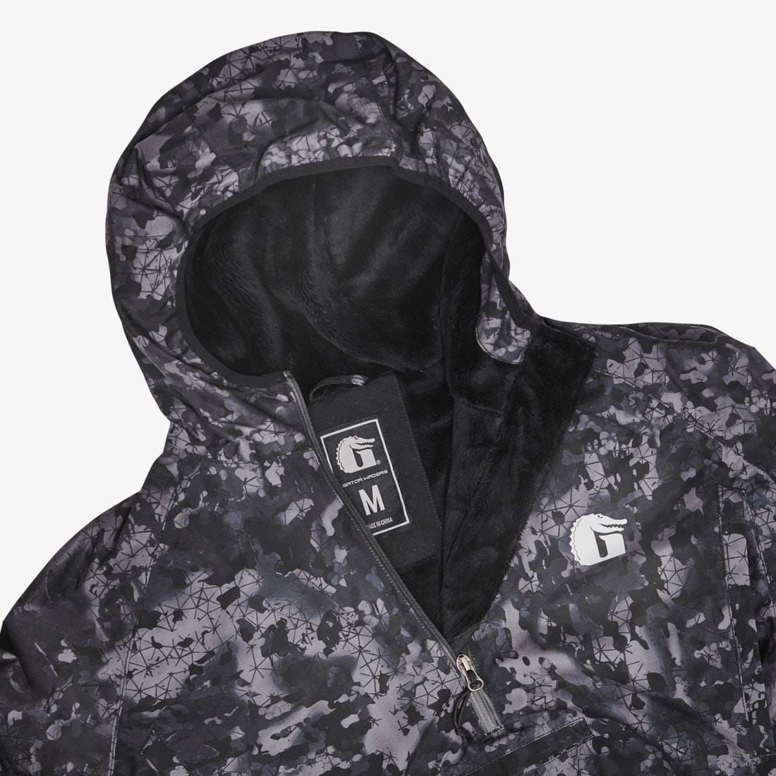 Waterproof 1/2 Zip Bog Hoodie | Mens - 7 Black