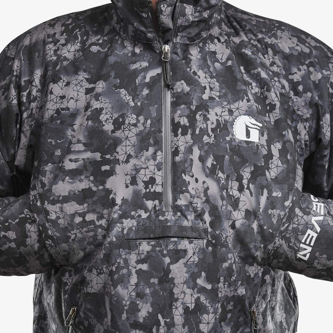 Waterproof 1/2 Zip Bog Hoodie | Mens - 7 Black