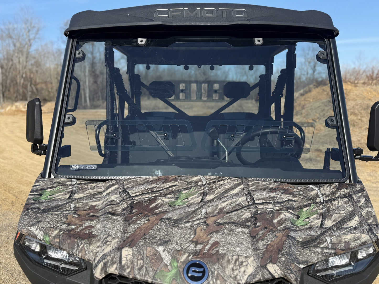 Team MSC - CF Moto UForce 800 XL Front Windshield Vented