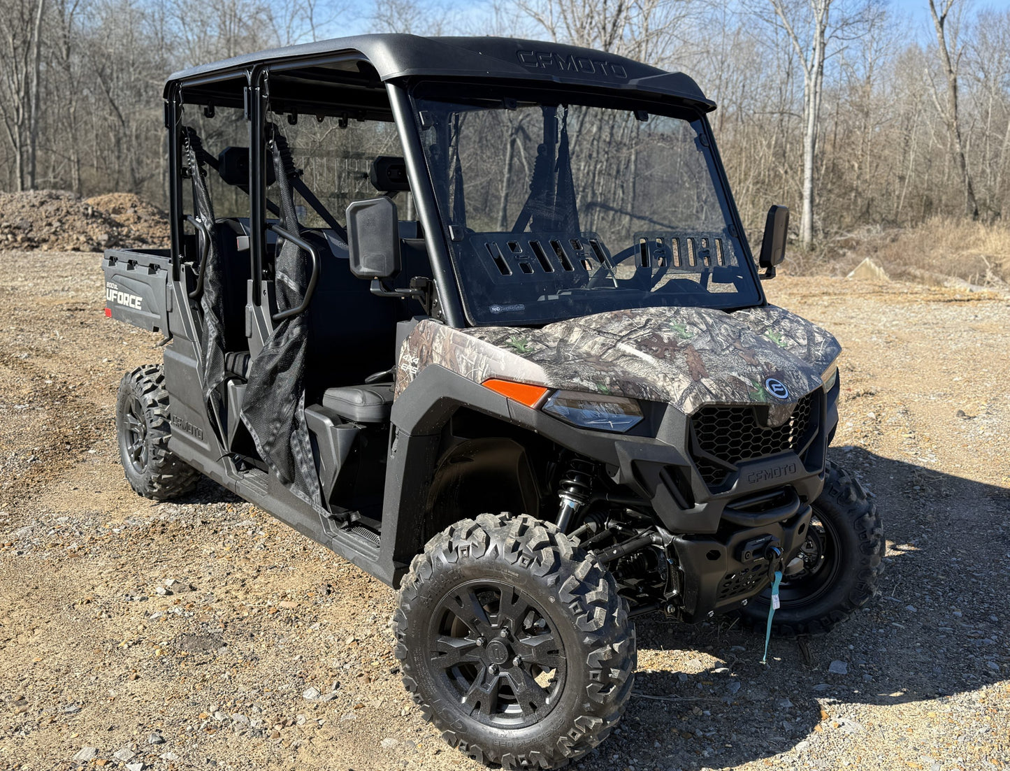 Team MSC - CF Moto UForce 800 XL Front Windshield Vented