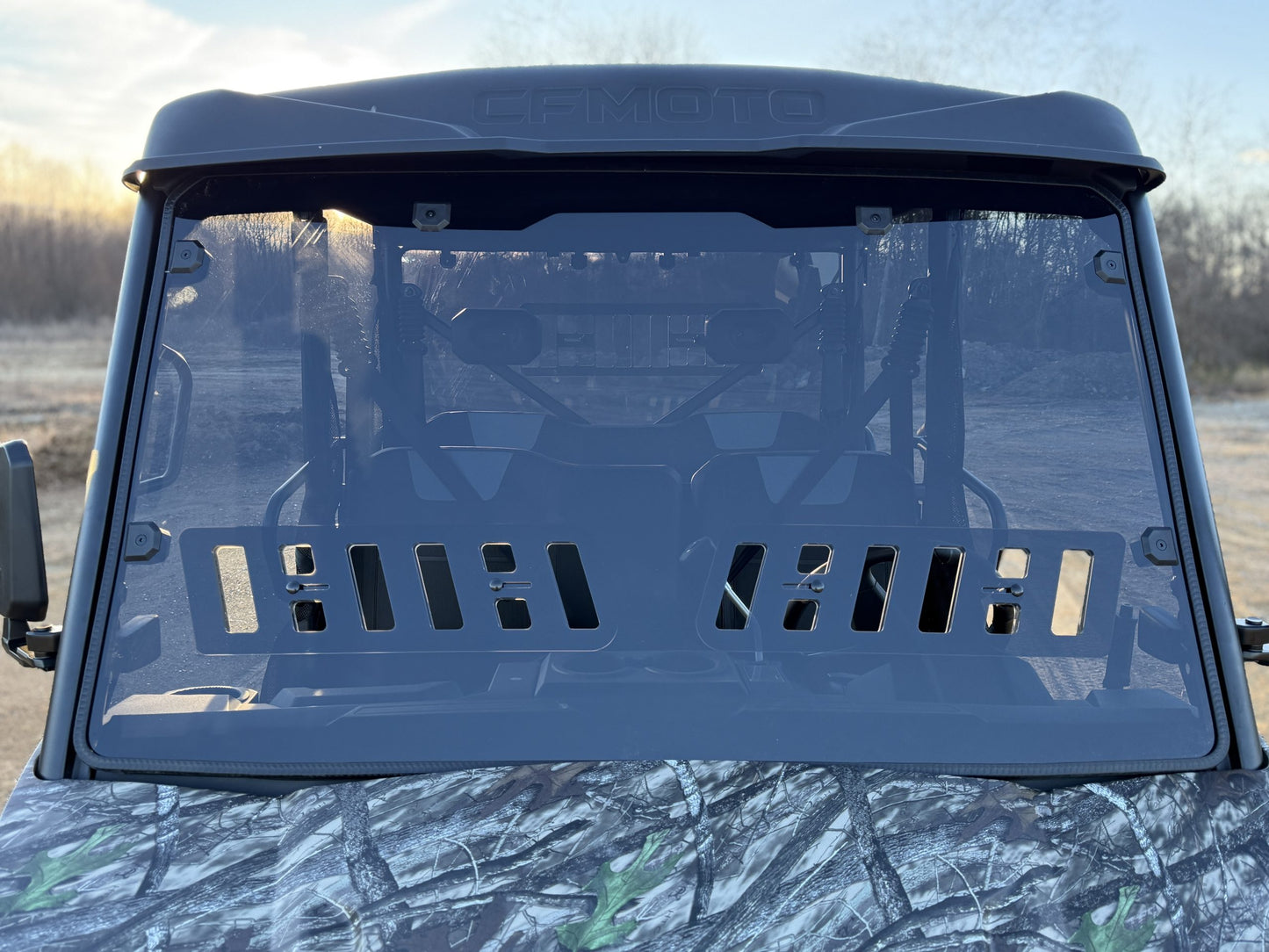 Team MSC - CF Moto UForce 800 XL Front Windshield Vented
