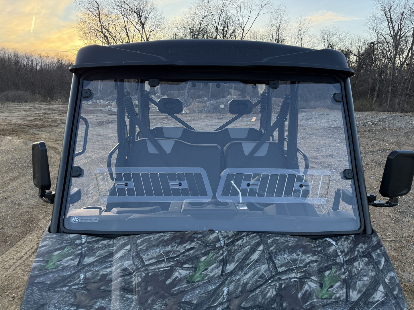 Team MSC - CF Moto UForce 800 XL Front Windshield Vented