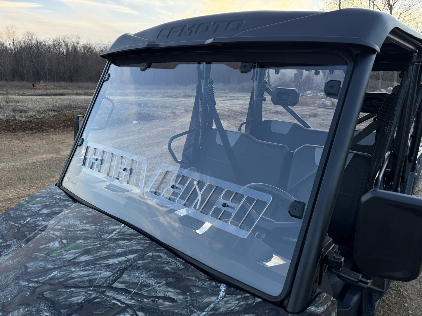 Team MSC - CF Moto UForce 800 XL Front Windshield Vented