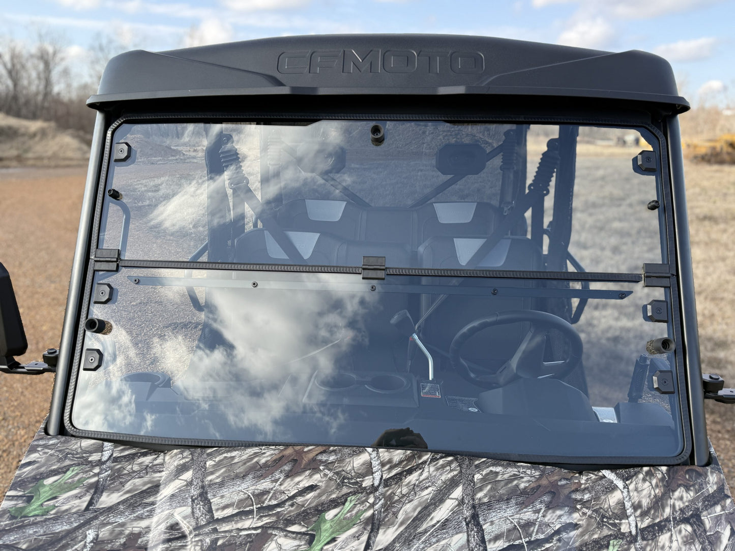 Team MSC - CF Moto UForce 800 XL Fold Down Windshield