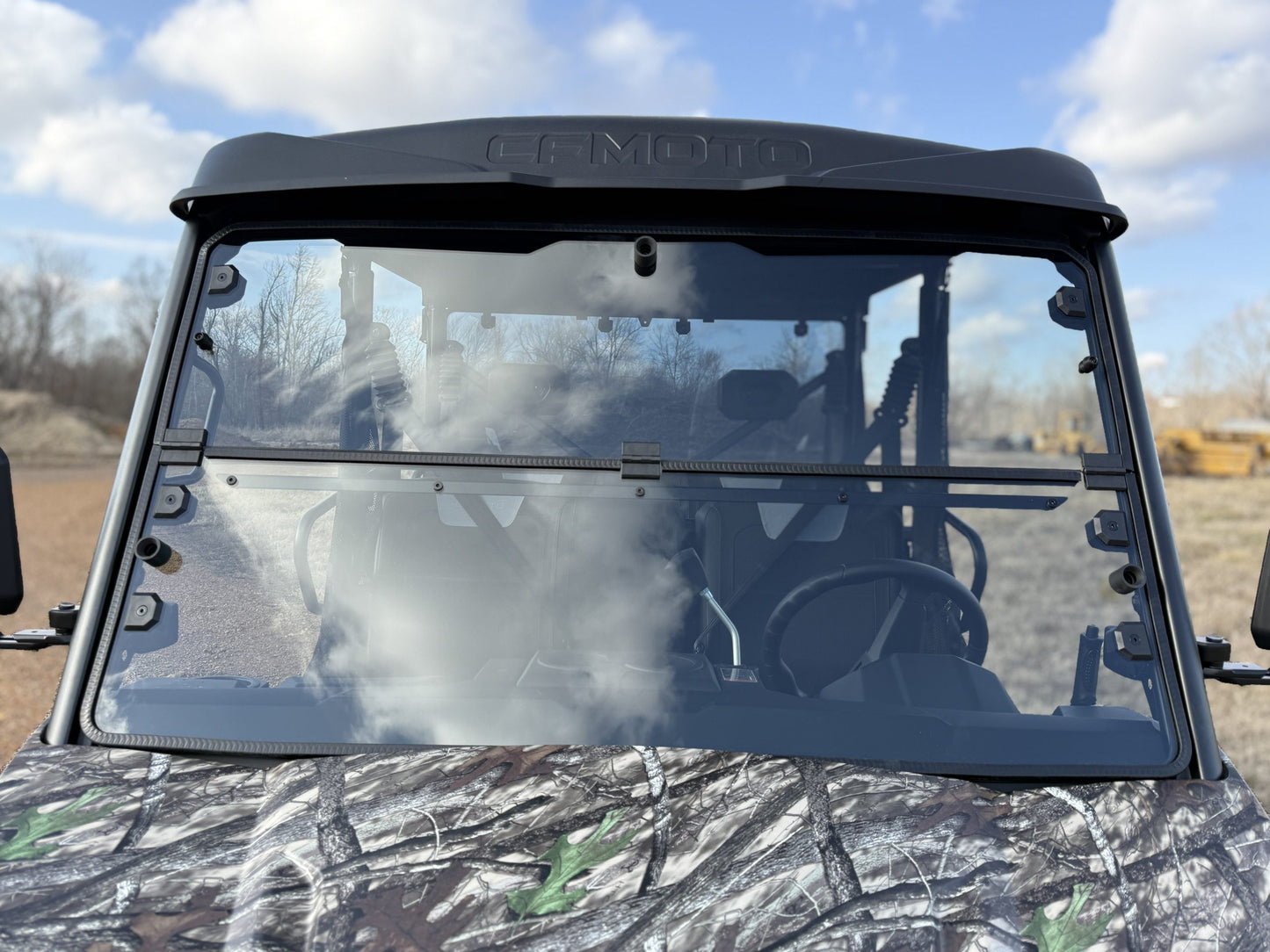 Team MSC - CF Moto UForce 800 XL Fold Down Windshield