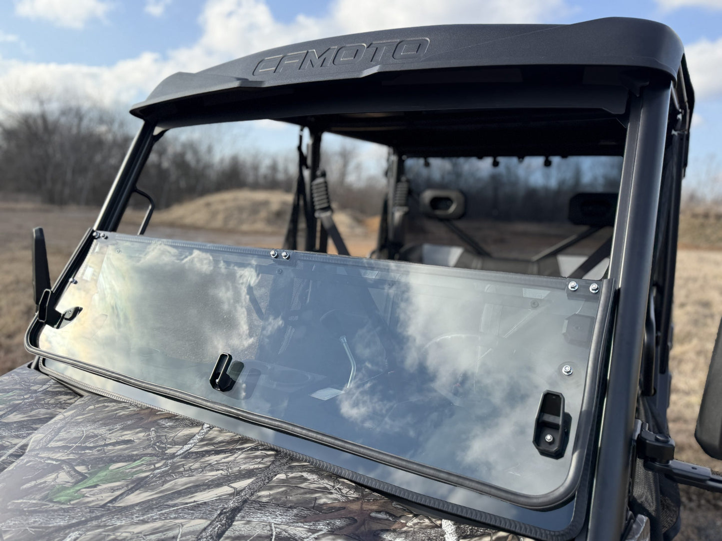 Team MSC - CF Moto UForce 800 XL Fold Down Windshield