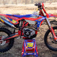 Beta Racing Kite 19" Rear Wheel, Red Hubs, Red Nipples, Silver Spokes, Black Rim