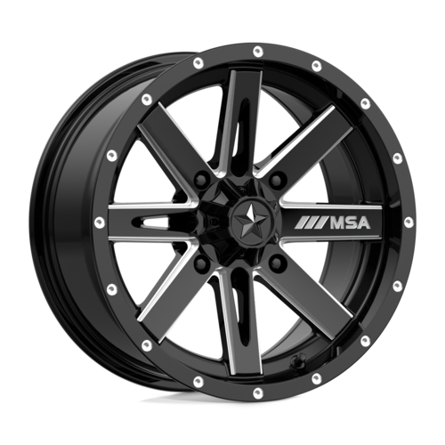 MSA M41 BOXER | G-BLACK & MILLED - 15"X7" - 4/110