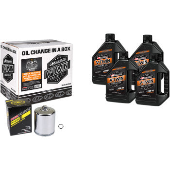 MAXIMA | H-D EVO/SPORTSTER MINERAL 20W-50 OIL CHANGE KIT