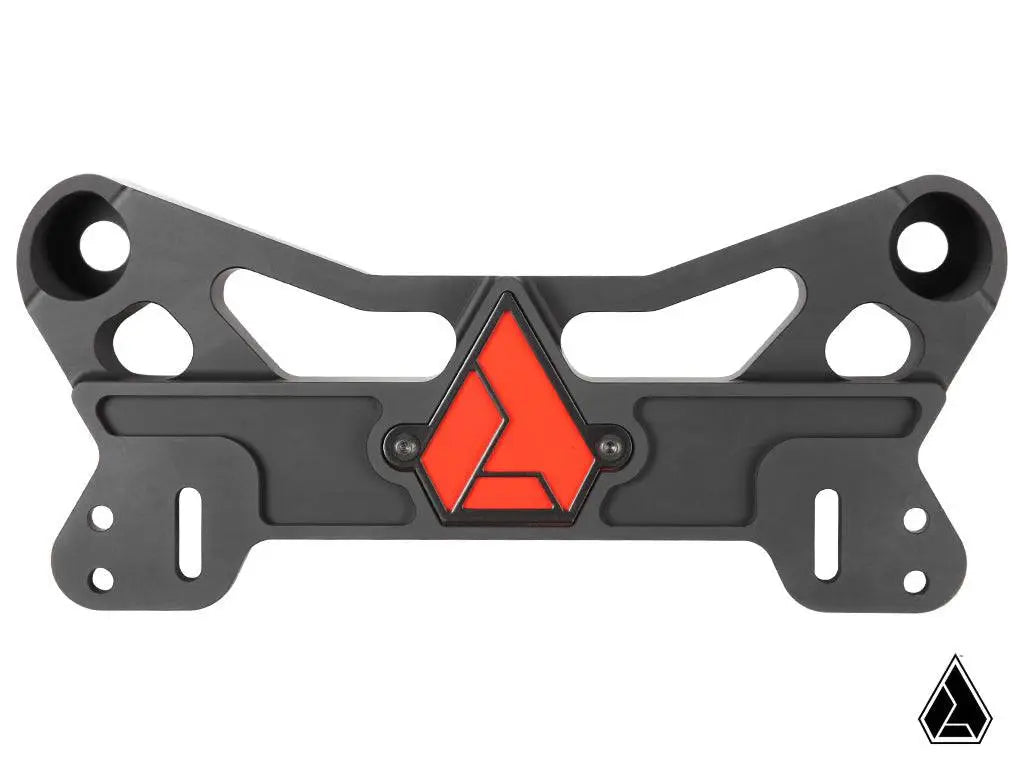 ASSAULT INDUSTRIES COLORED LOGO BACK PLATE (MAVERICK X3 SHOCK TOWER BRACE ONLY)