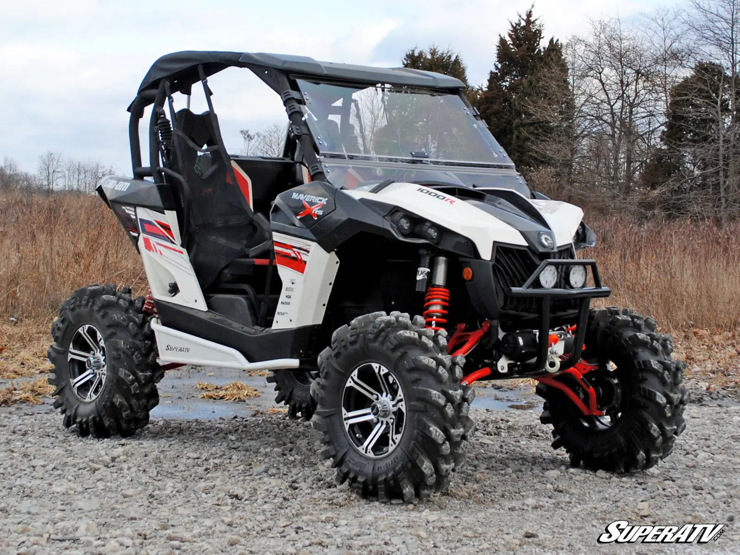 CAN-AM MAVERICK SCRATCH RESISTANT FLIP WINDSHIELD