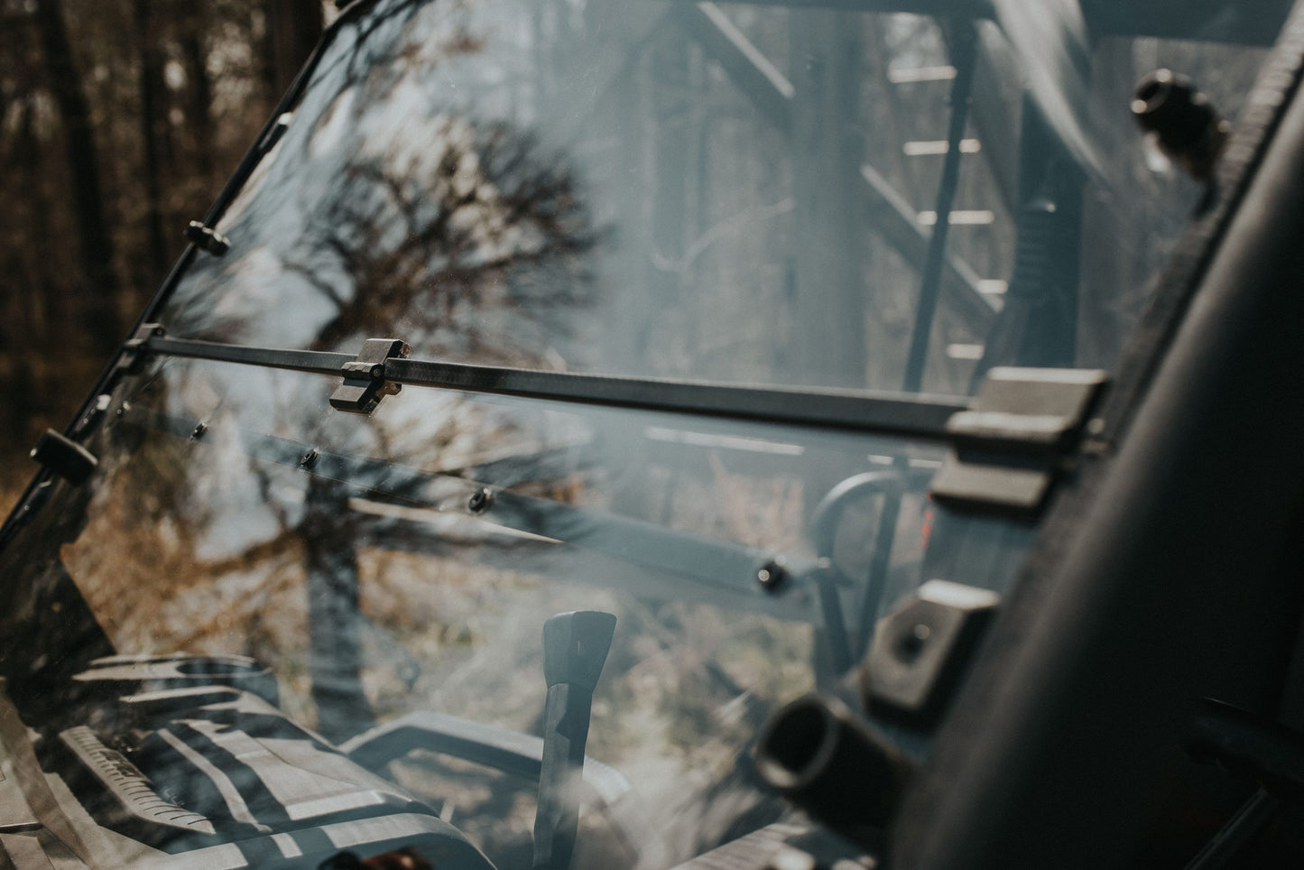 Team MSC - Can-Am Defender Fold Down Windshield