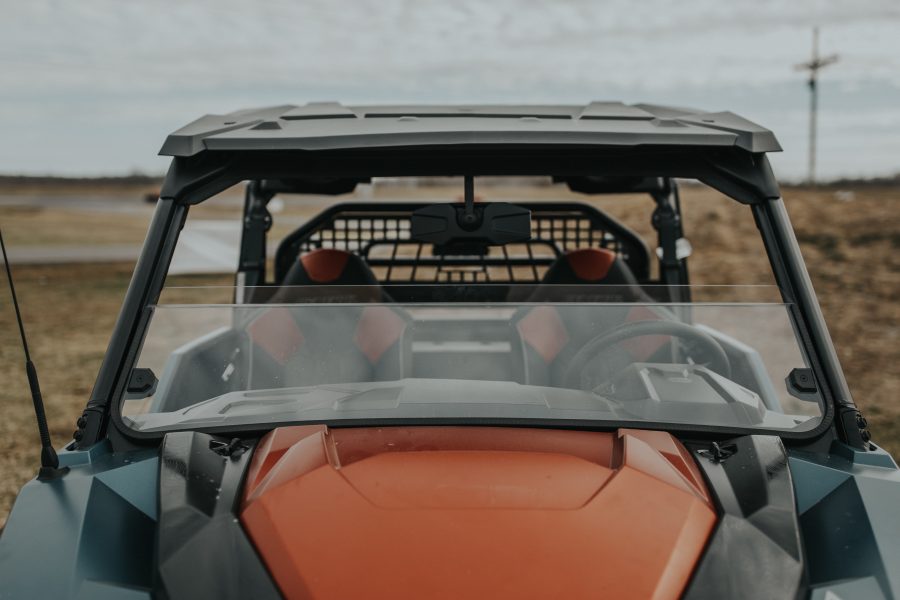 Team MSC - Polaris General Half Windshield  (Fits 2016 - Up)