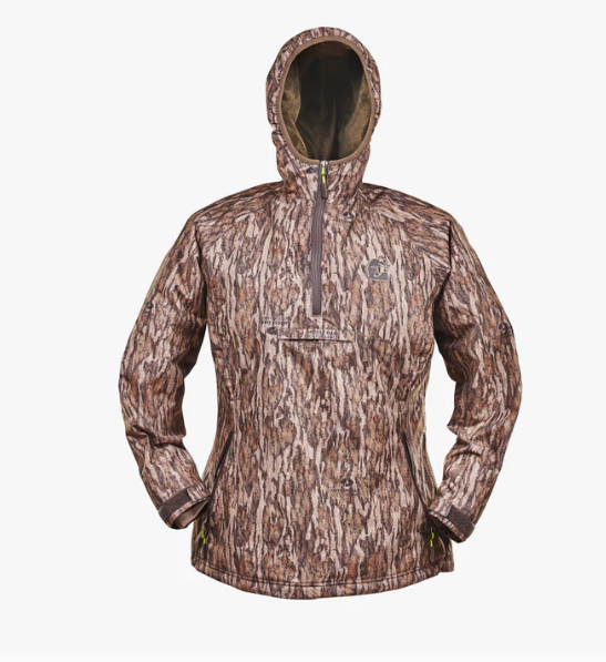 Waterproof 1/2 Zip Bog Hoodie | Womens -  Mossy Oak Bottomland