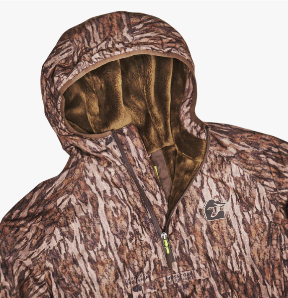 Waterproof 1/2 Zip Bog Hoodie | Womens -  Mossy Oak Bottomland