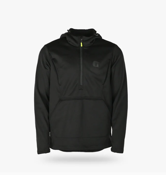 Catahoula 1/2 Zip Hoodie | Mens - Black