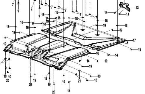 CFMOTO - U10 PRO XL - HEADLINER