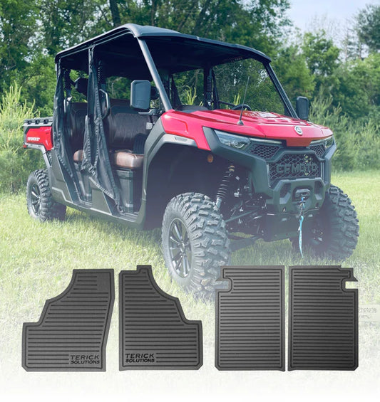 Terick Solutions - CFMOTO U10 Pro XL - Rubber Floor Mats