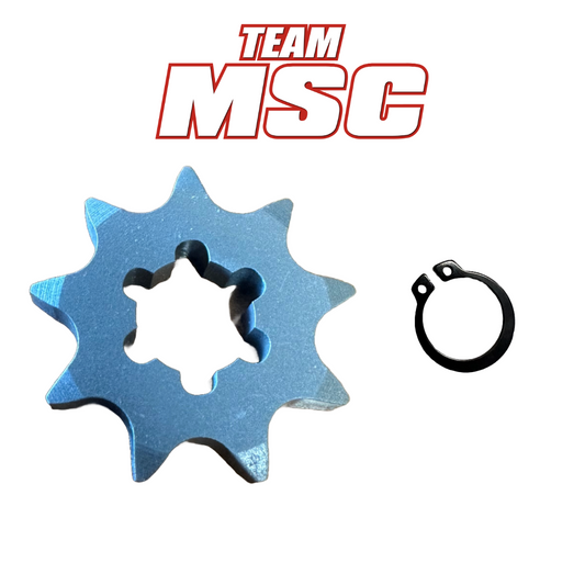 TEAM MSC - 9 TOOTH - PERFORMANCE FRONT SPROCKET - CFORCE 110