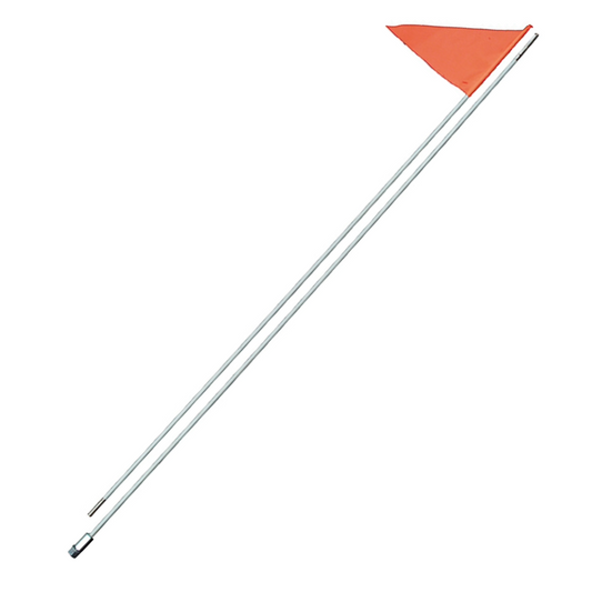 2 PIECE FIBER POLE - SIDE MOUNT SAFETY FLAG