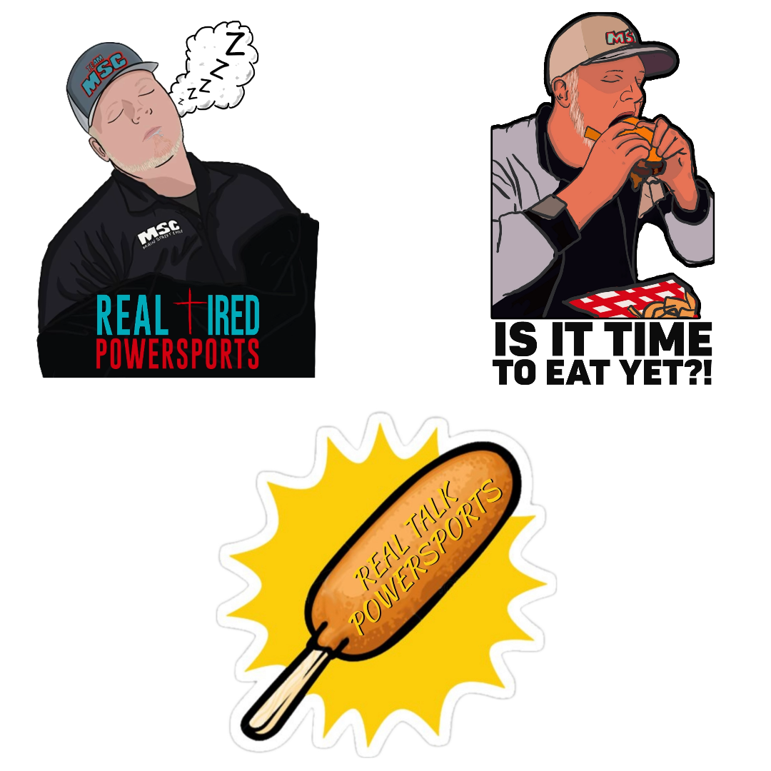 REAL TALK POWERSPORTS - STICKER COLLECTION