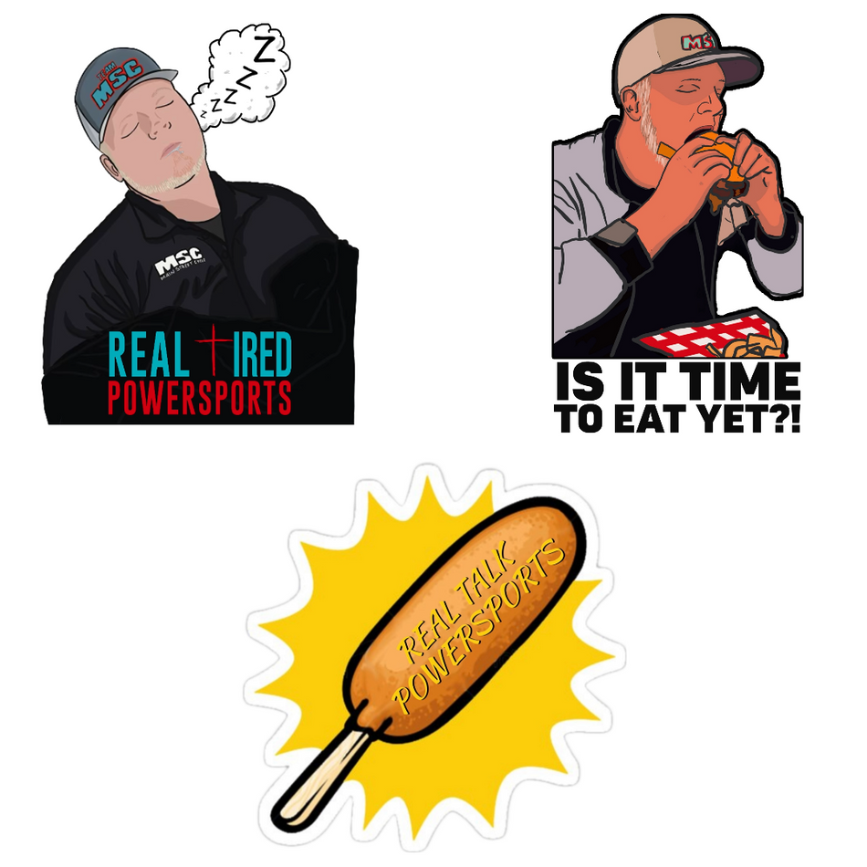 REAL TALK POWERSPORTS - STICKER COLLECTION