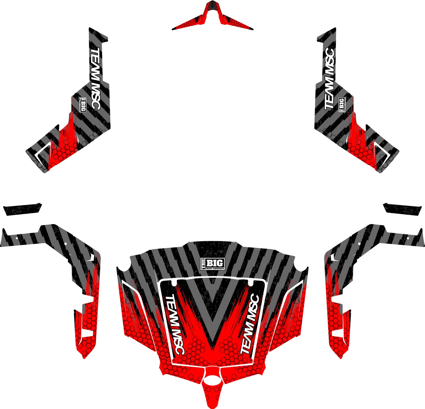 ZFORCE 800 (G1) - HONEYCOMB SERIES GRAPHIC KIT