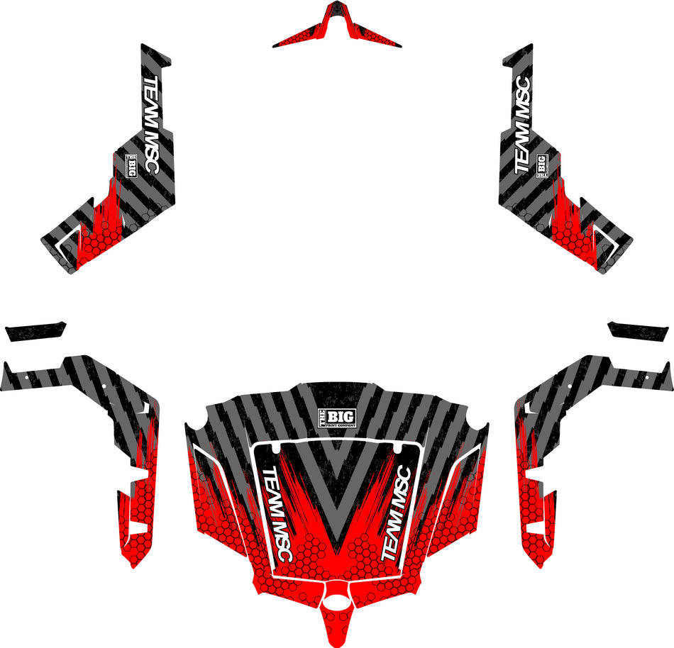ZFORCE 800 (G1) - HONEYCOMB SERIES GRAPHIC KIT