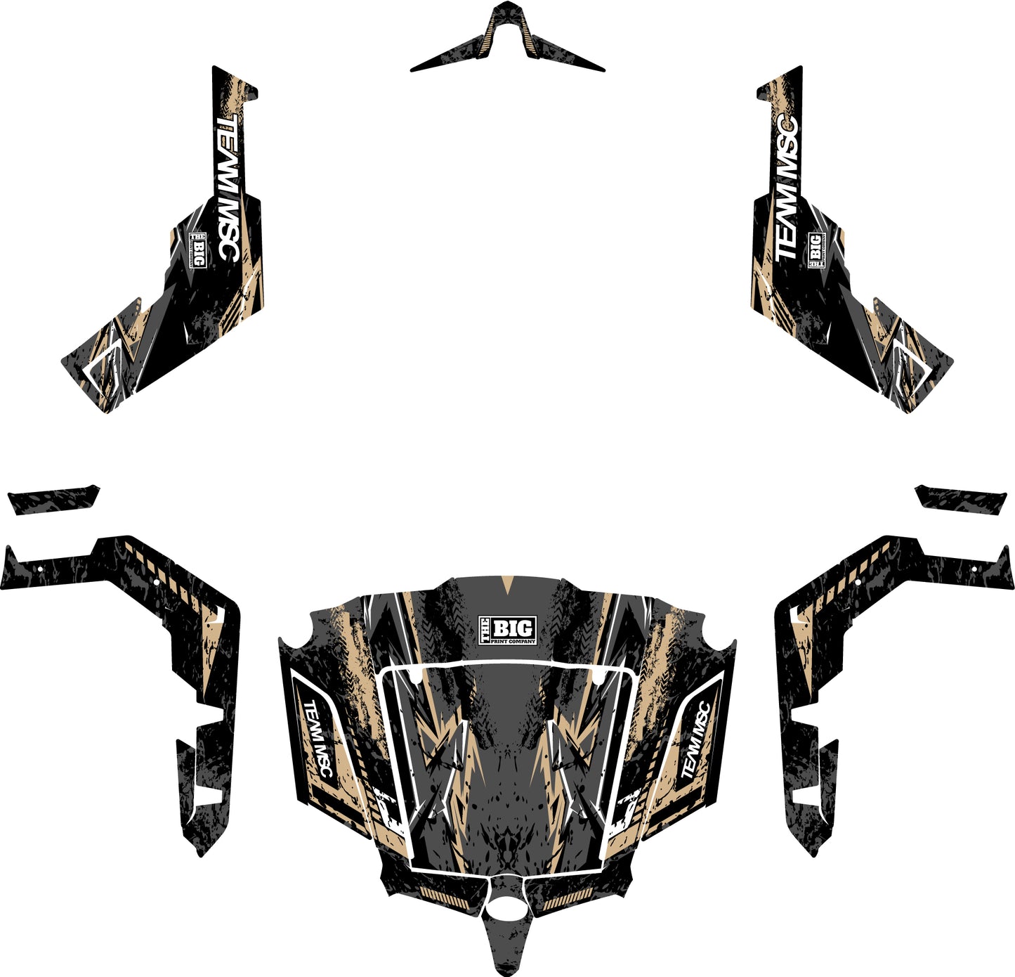 ZFORCE 800 (G1) - RACE SERIES GRAPHIC KIT