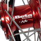 Beta Racing Kite 21" Front Wheel, Red Hubs, Red Nipples, Silver Spokes, Black Rim