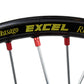 Beta Racing Kite 21" Front Wheel, Red Hubs, Red Nipples, Silver Spokes, Black Rim