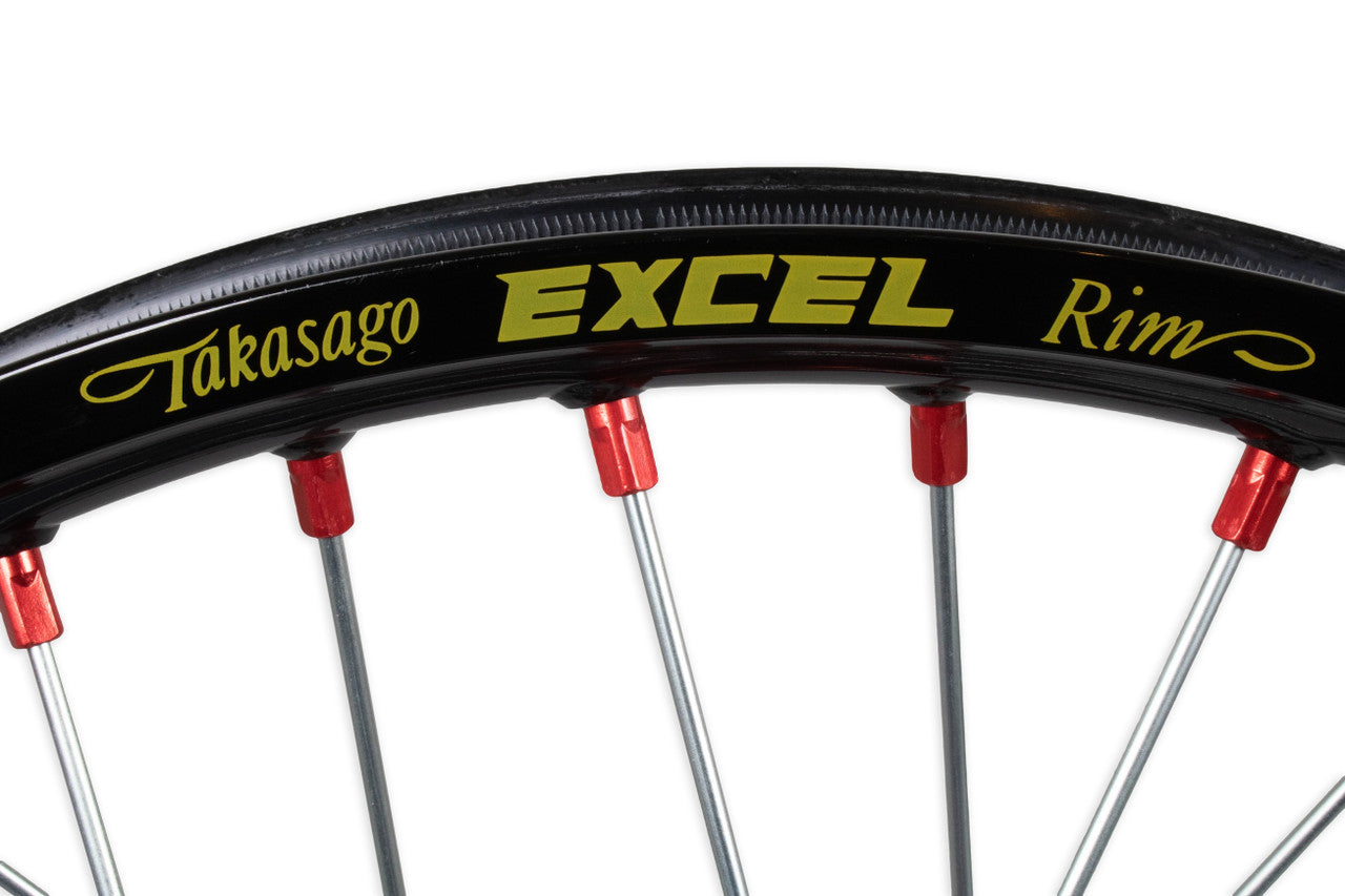 Beta Racing Kite 21" Front Wheel, Red Hubs, Red Nipples, Silver Spokes, Black Rim