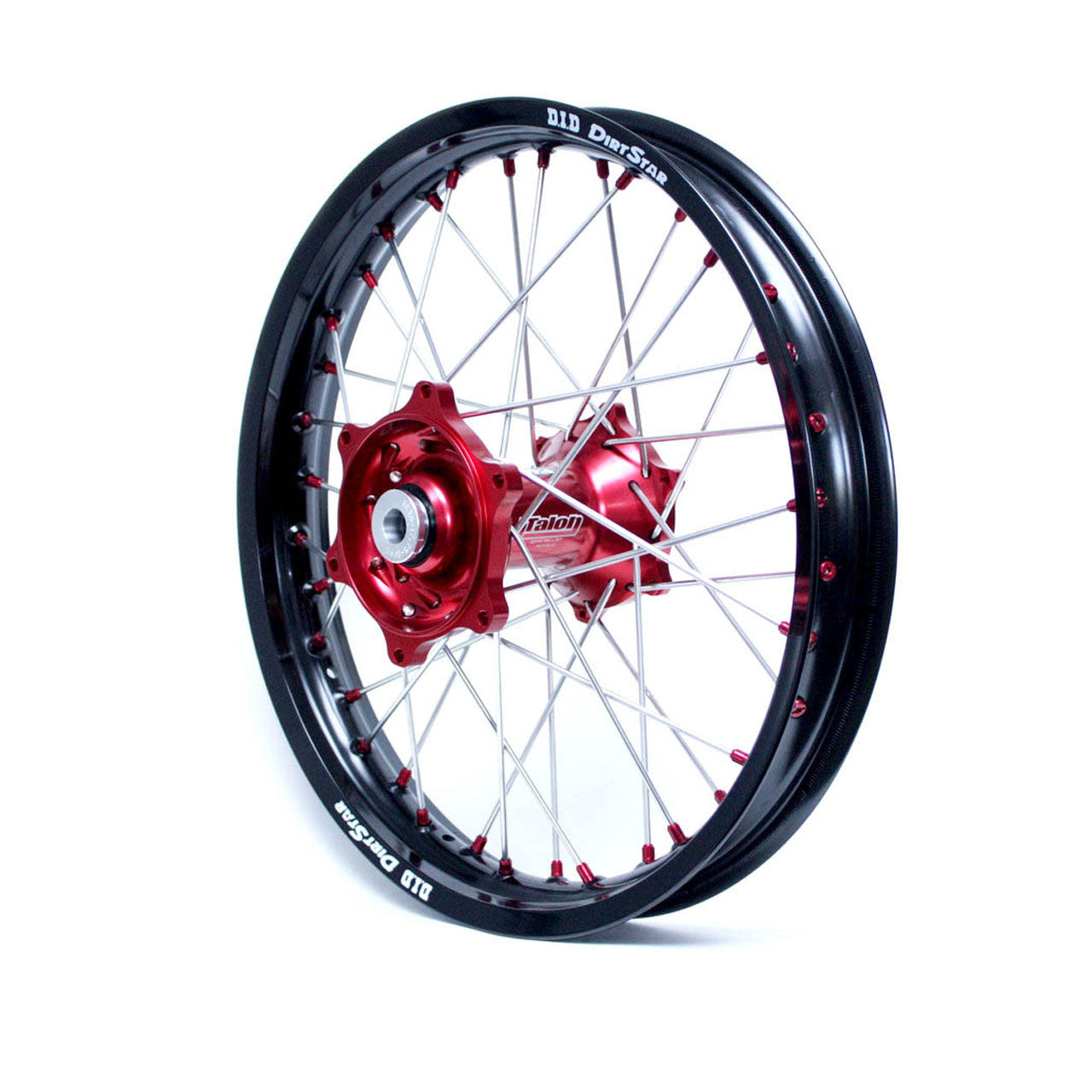 Beta - Dubya Wheel Set Red Hub, Black Rim, Red Nips