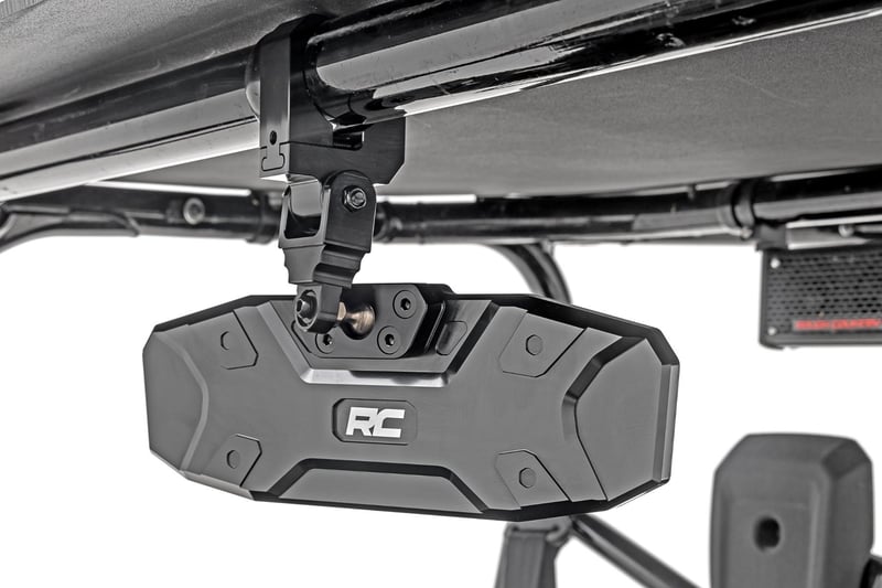 Rough Country - UTV Aluminum Rear View Mirror - 1.5"-2" Cage (Universal)