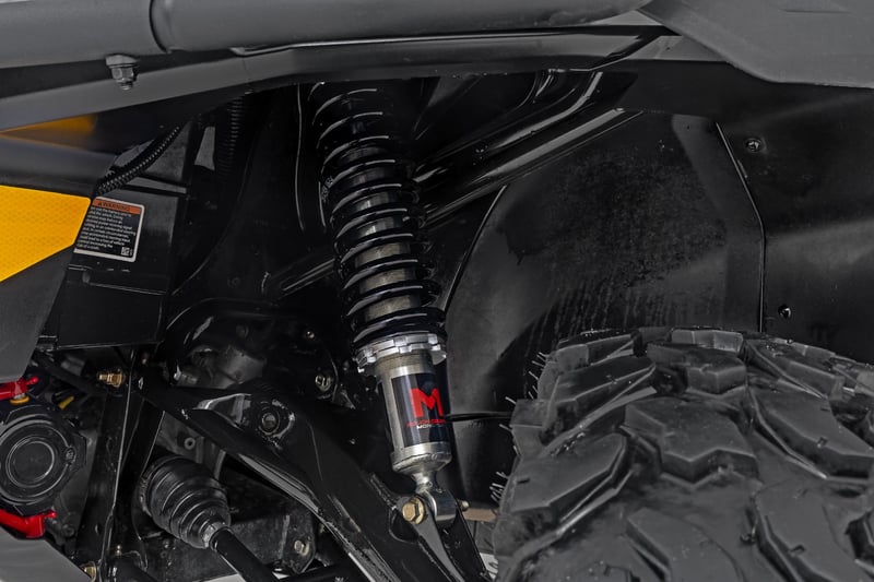 Rough Country - M1 Front Coil Over Shocks - Ride Height Adjust | Can-Am Defender HD10