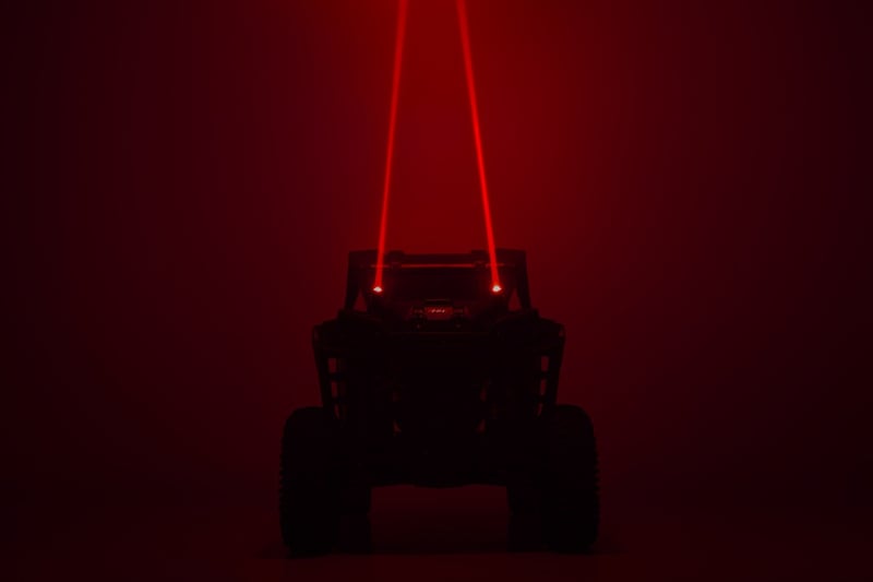 Rough Country - Laser Whip Light Kit - RGBW | 1200 Lumens | Pair