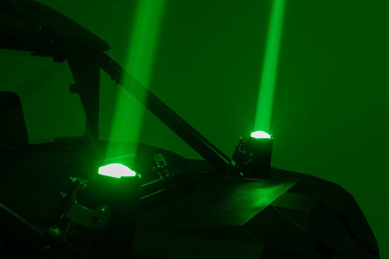 Rough Country - Laser Whip Light Kit - RGBW | 1200 Lumens | Pair